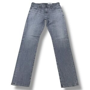 AG Adriano Goldschmied The Everett Slim Straight Jeans 32x33 in Nico Grey